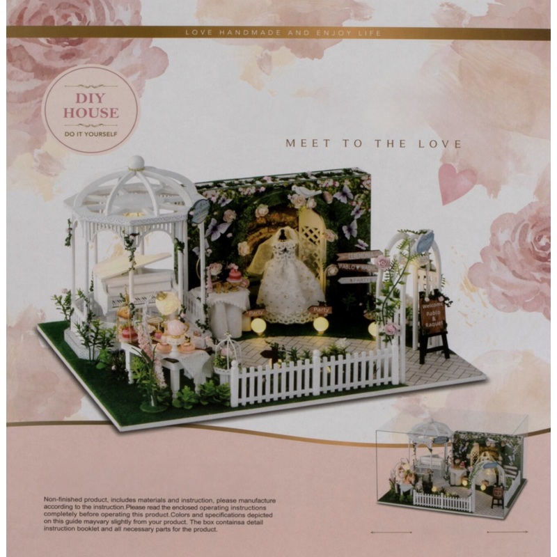 Cute Room - Dream Wedding  DIY Miniature House Kit  (A-087)