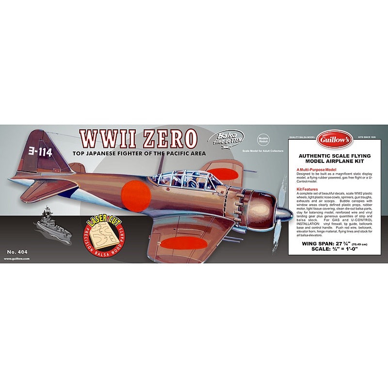 Guillows - Mitsubishi Zero - 705mm