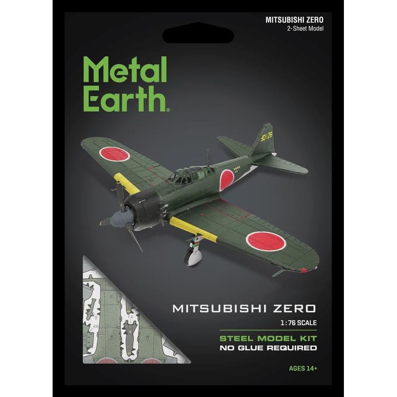 Metal Earth - Mitsubishi Zero (Colour)