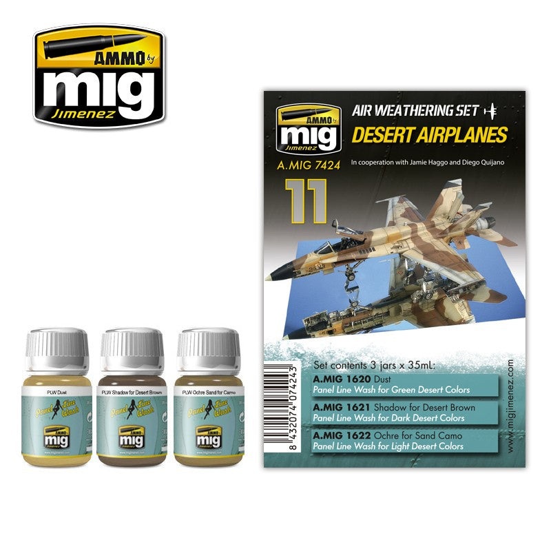 AMMO - 7424 Desert Airplanes (Air Weathering Set)