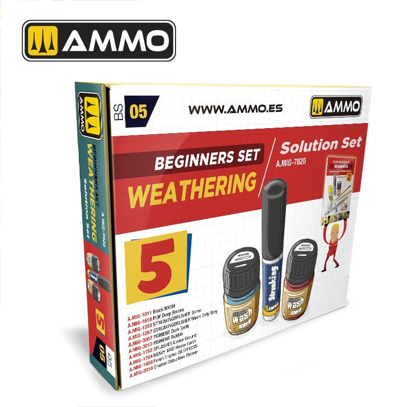 AMMO - 7820 Beginners Set - Weathering