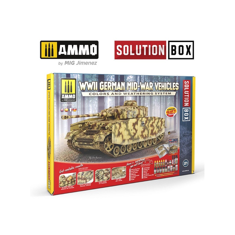 AMMO - SOLUTION BOX - WWII German Mid-War Vehicles