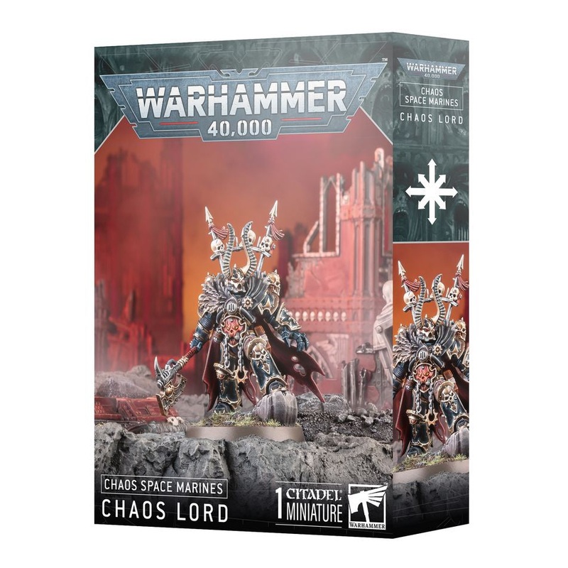 GW - Warhammer 40k Chaos Space Marines: Chaos Lord  (43-100)