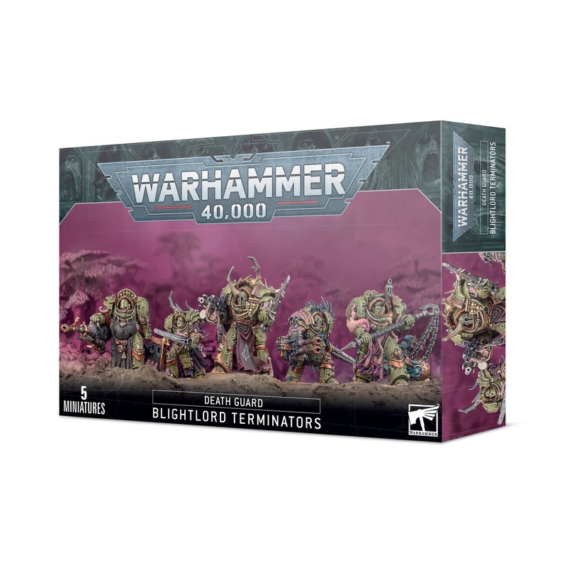 GW - Warhammer 40k Death Guard: Blightlord Terminators (43-51)