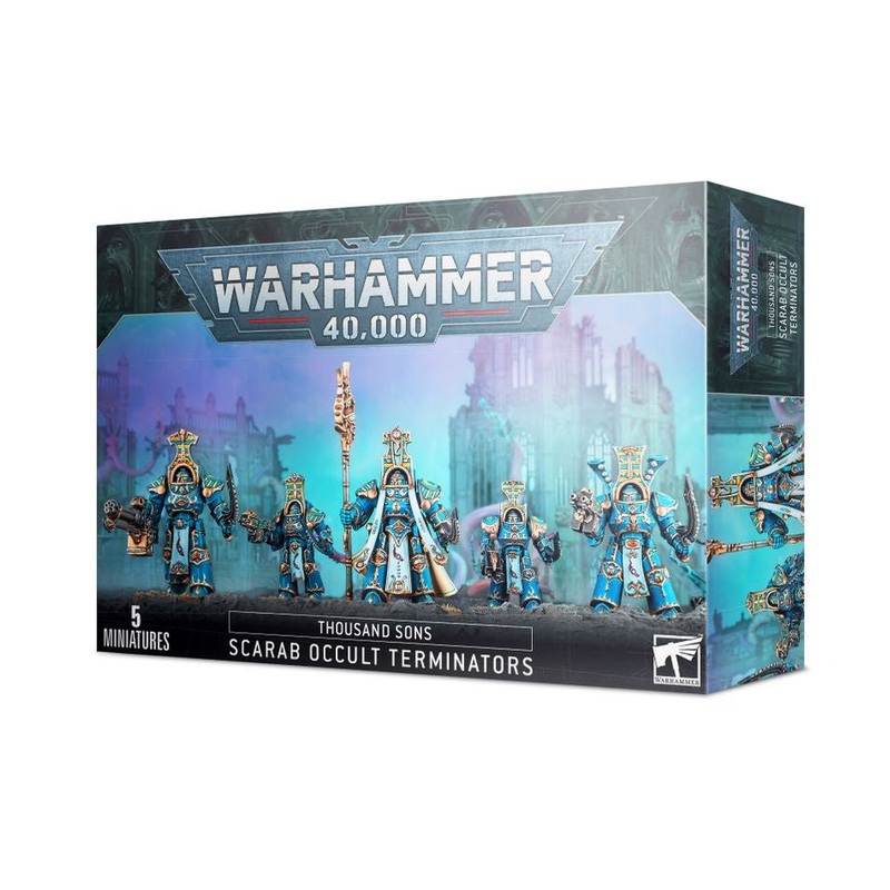 GW - Warhammer 40k Thousand Sons: Scarab Occult Terminators  (43-36)