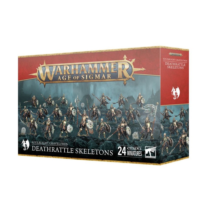GW - Warhammer AOS Soulblight Gravelords: Deathrattle Skeletons 24 figs. (91-42)