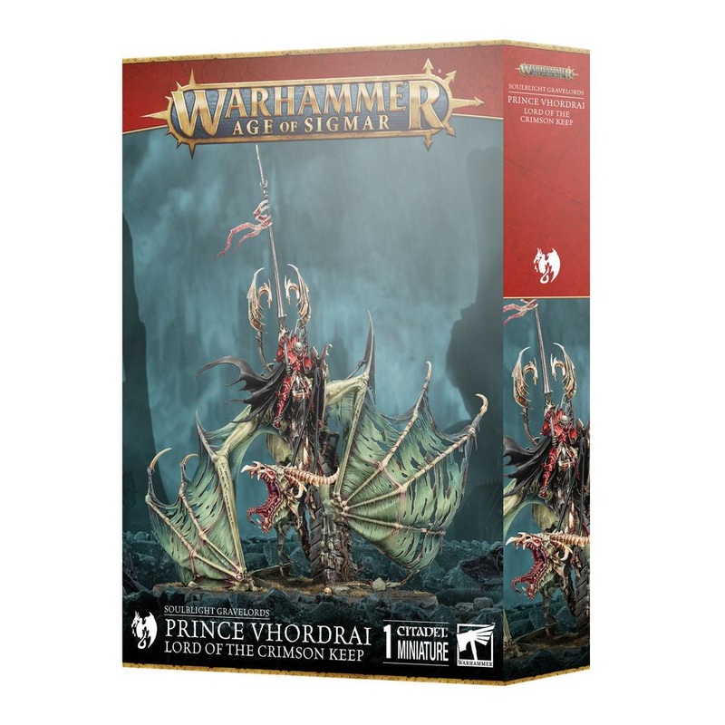 GW - Warhammer AOS Soulblight Gravelords: Prince Vhordrai Lord of the Crimson Keep  (91-80)