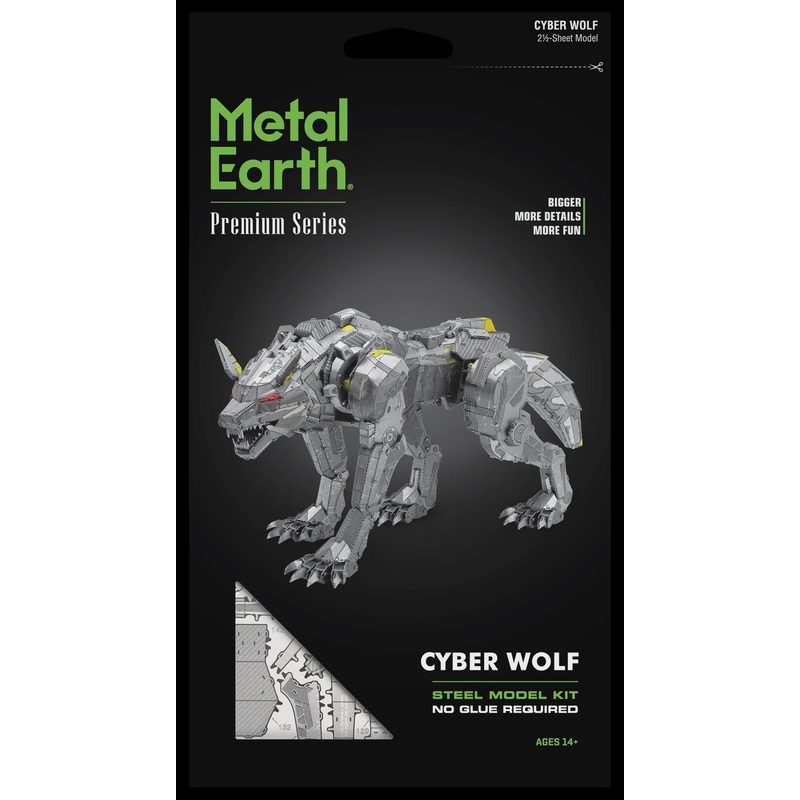 Metal Earth - Cyber Wolf (Premium Series)