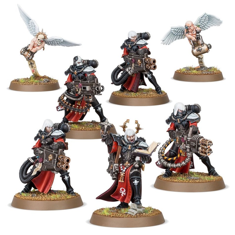 GW - Warhammer 40k Adepta Sororitas: Retributor Squad  (52-25)