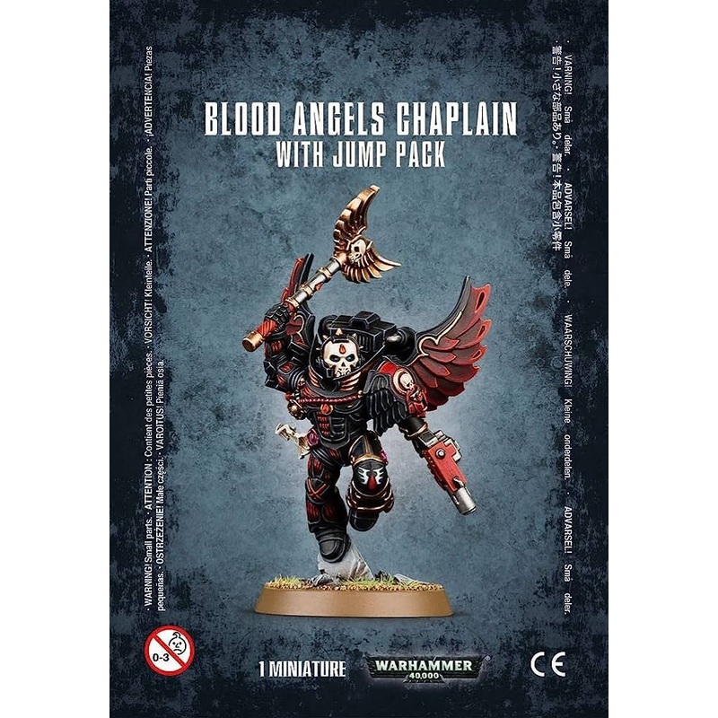 GW - Warhammer 40k Blood Angels: Chaplain With Jump Pack  (41-17)