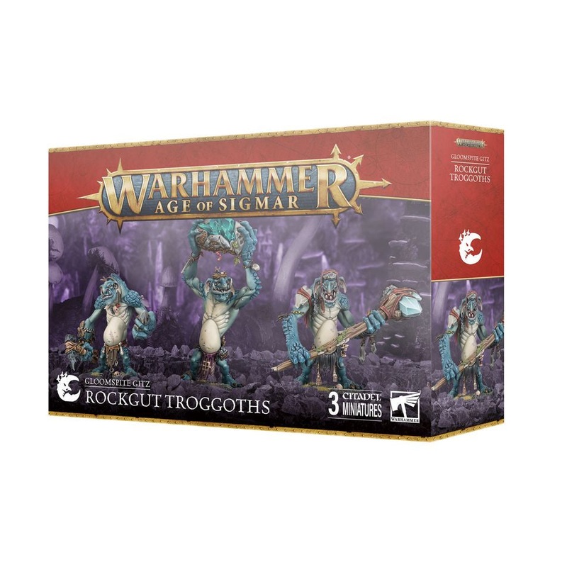 GW - Warhammer AOS Gloomspite Gitz: Rockgut Troggoths (89-33)