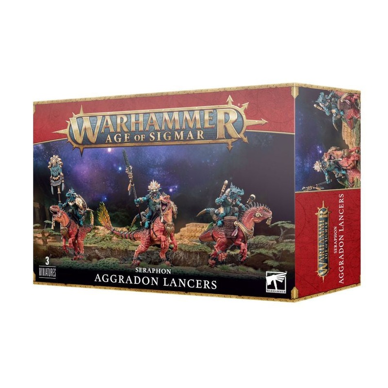 GW - Warhammer AOS Seraphon: Aggradon Lancers  (88-18)