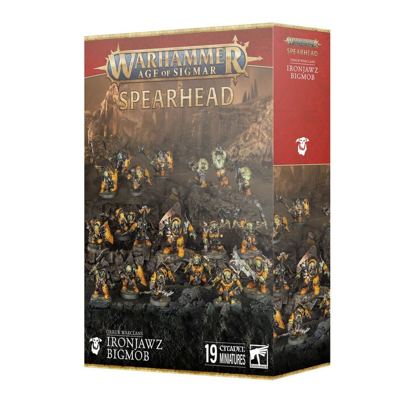 GW - Warhammer AOS Spearhead: Orruk Warclans: Ironjawz Bigmob  (70-893)