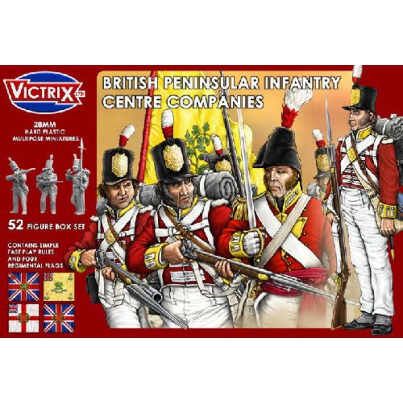 Victrix - British Peninsular Infantry Centre Company (52 Plastic Figs.)