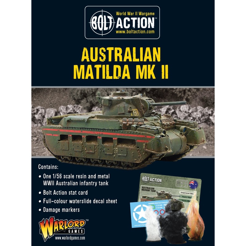 Warlord - Bolt Action  Australian Matilda II Infantry Tank