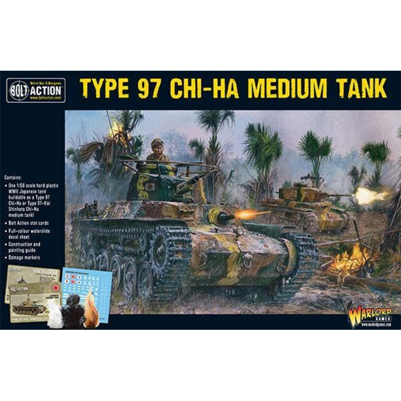 Warlord - Bolt Action  Chi-Ha Japanese tank