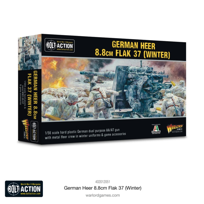 Warlord - Bolt Action  German Heer 8.8cm Flak 37 (Winter)