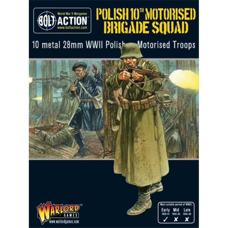 Warlord - Bolt Action  Polish 10th Motorised Brigade squad