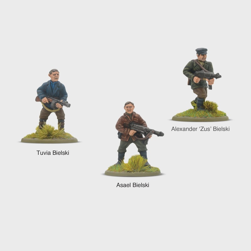 Warlord - Bolt Action The Bielski Brothers (3x Figures)