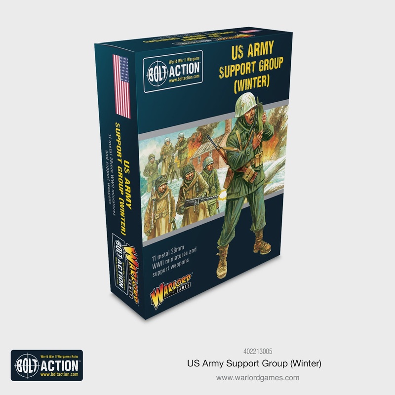 Warlord - Bolt Action  US Army Winter Support Group