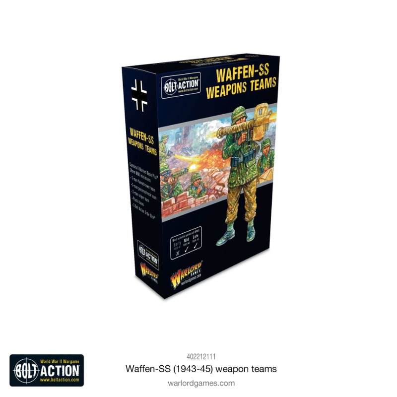 Warlord - Bolt Action  Waffen-SS (1943-45) Weapons Teams