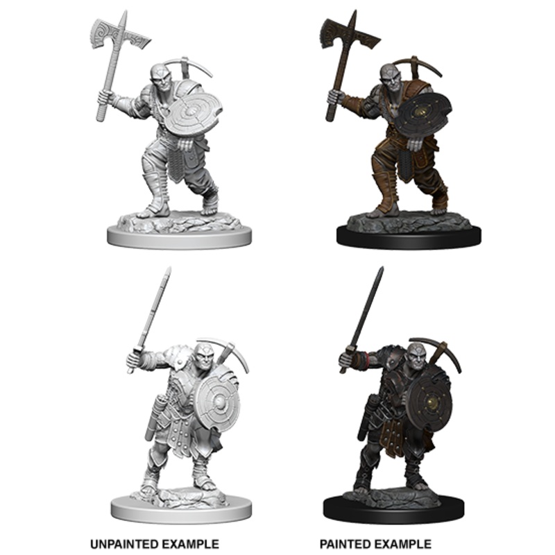 D&D Nolzur's Marvelous Miniatures: Earth Genasi Male Fighter