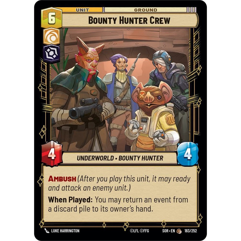 SWU - Bounty Hunter Crew (183/252)
