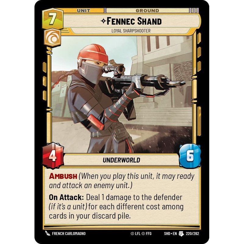 SWU - Fennec Shand - Loyal Sharpshooter (220/262)