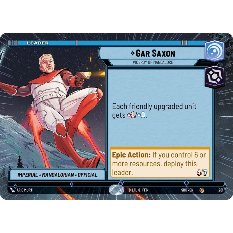 SWU - Gar Saxon - Viceroy of Mandalore (281)