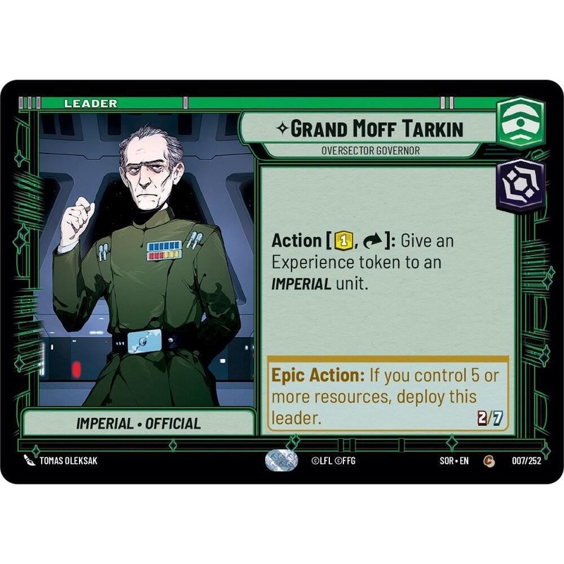 SWU - Grand Moff Tarkin - Oversector Governor (007/252)
