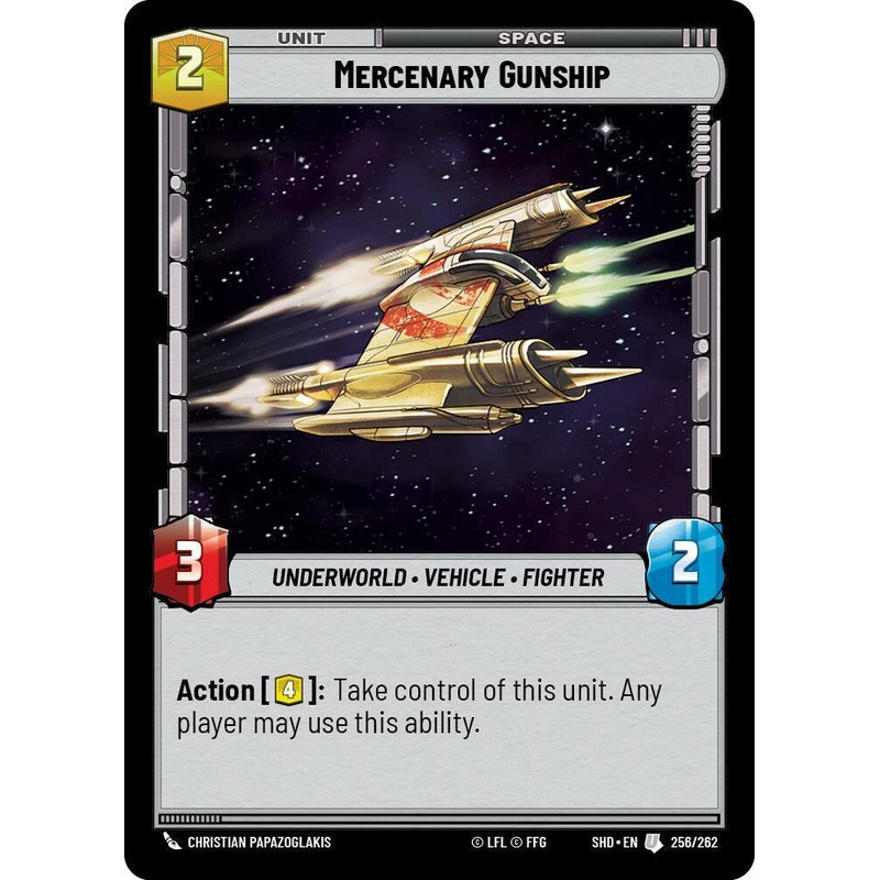 SWU - Mercenary Gunship (256/262)