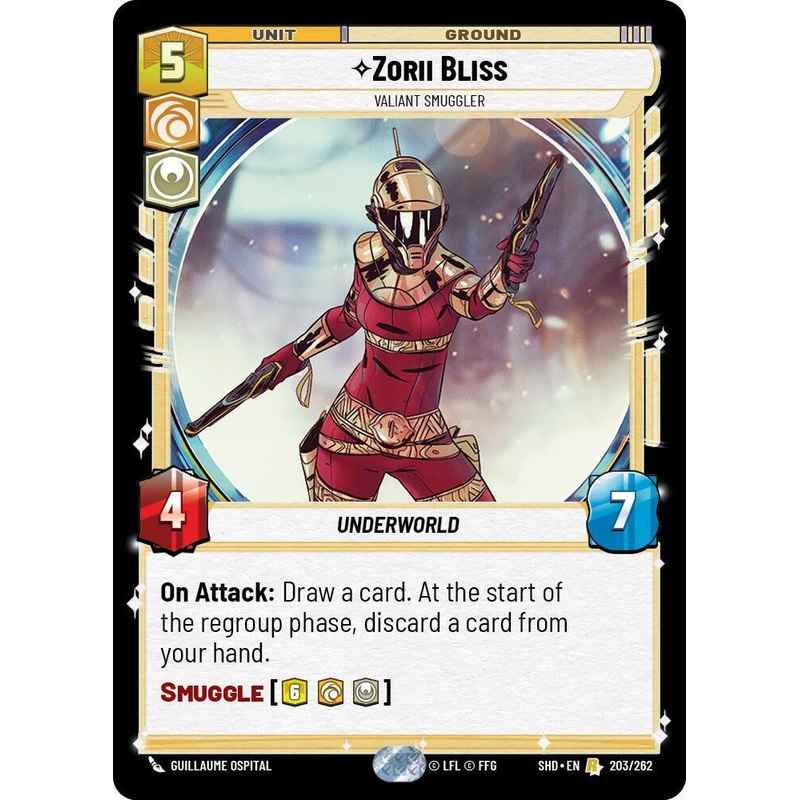 SWU - Zorii Bliss - Valiant Smuggler (203/262)