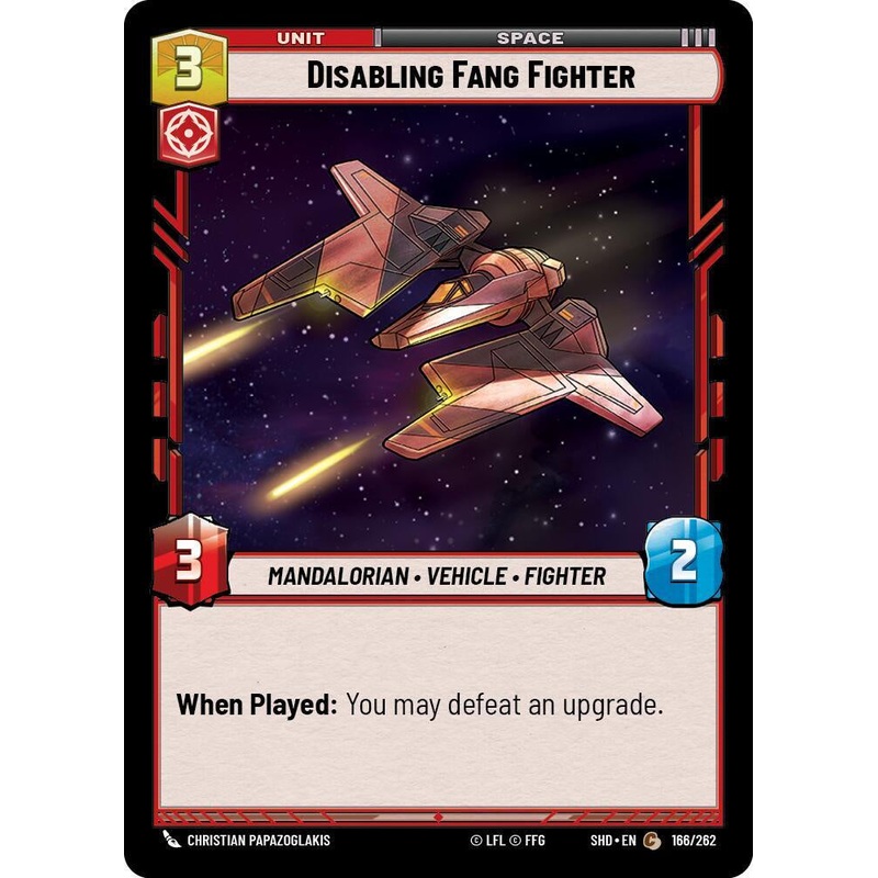 SWU - Disabling Fang Fighter (166/262)
