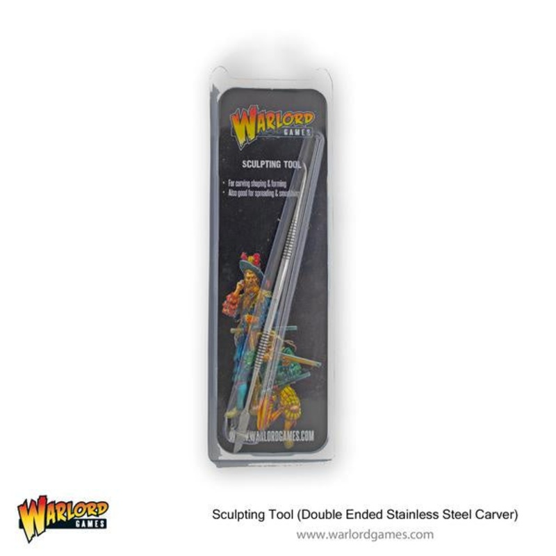 Warlord - Sculpting Tool (Double Ended Stainless Steel Carver)