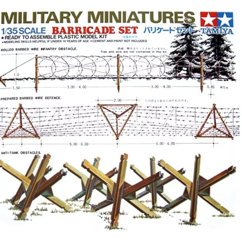 Tamiya - 1/35 Barricade Set