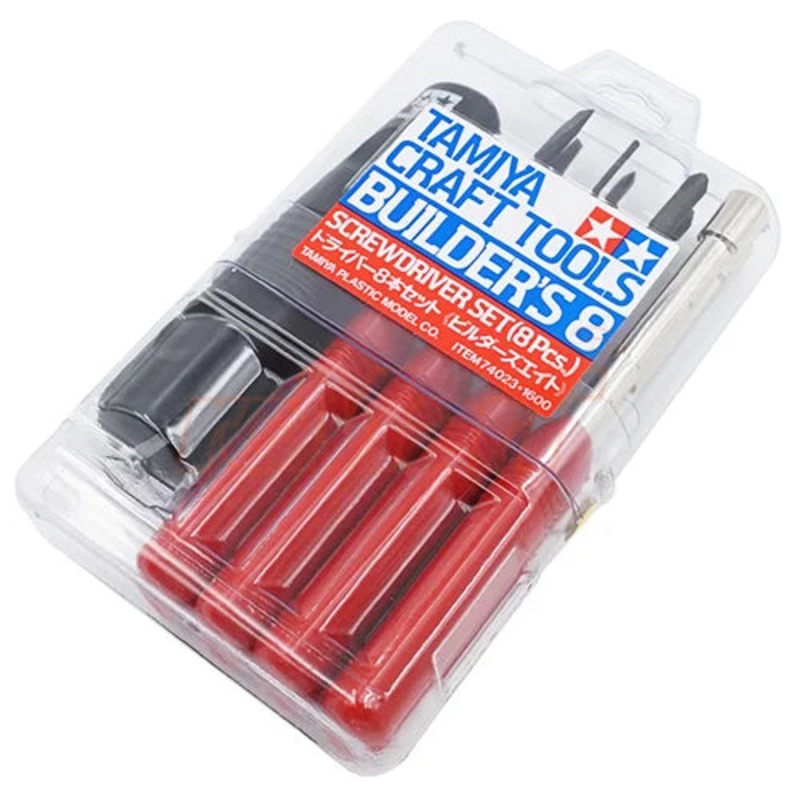 Tamiya - Builders 8 Screwdriver Set (8pcs)