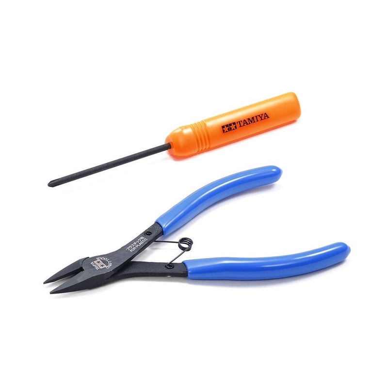 Tamiya - Mini 4WD Tools (Side Cutter & (+) Screwdriver)