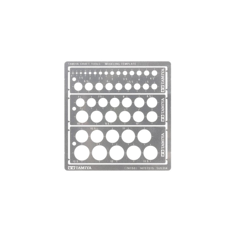 Tamiya - Modelling Template (Round 1 - 12.5mm)