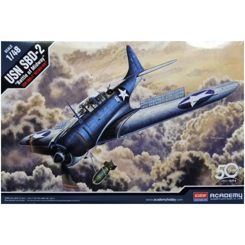 Academy - 1/48 SBD-2 Midway