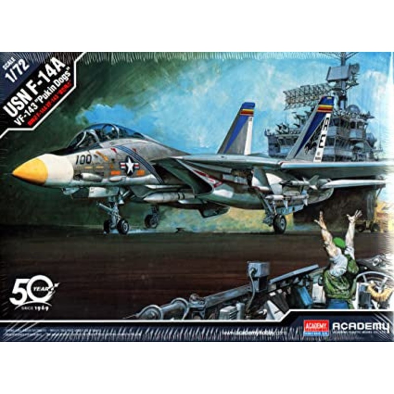 Academy - 1/72 USN F-14A Tomcat VF-143 "Pukin Dogs"