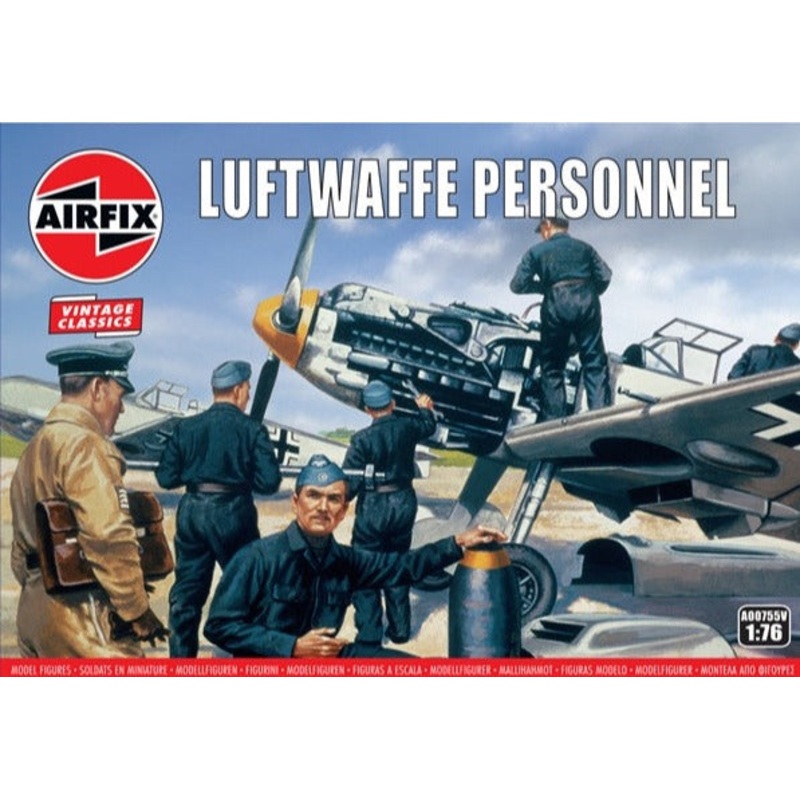 Airfix - 1/76 Luftwaffe Personnel (Vintage Classics)