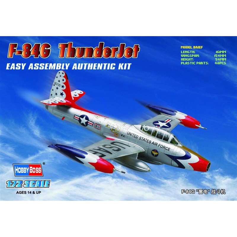 Hobby Boss - 1/72 F-84G Thunderjet Fighter (80247)