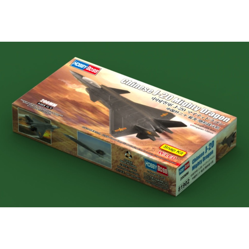 Hobby Boss - Chinese J-20 Mighty Dragon (81902)