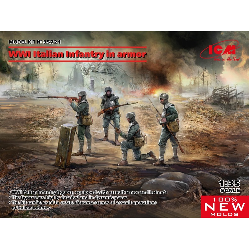 ICM - 1/35 WWI Italian Infantry