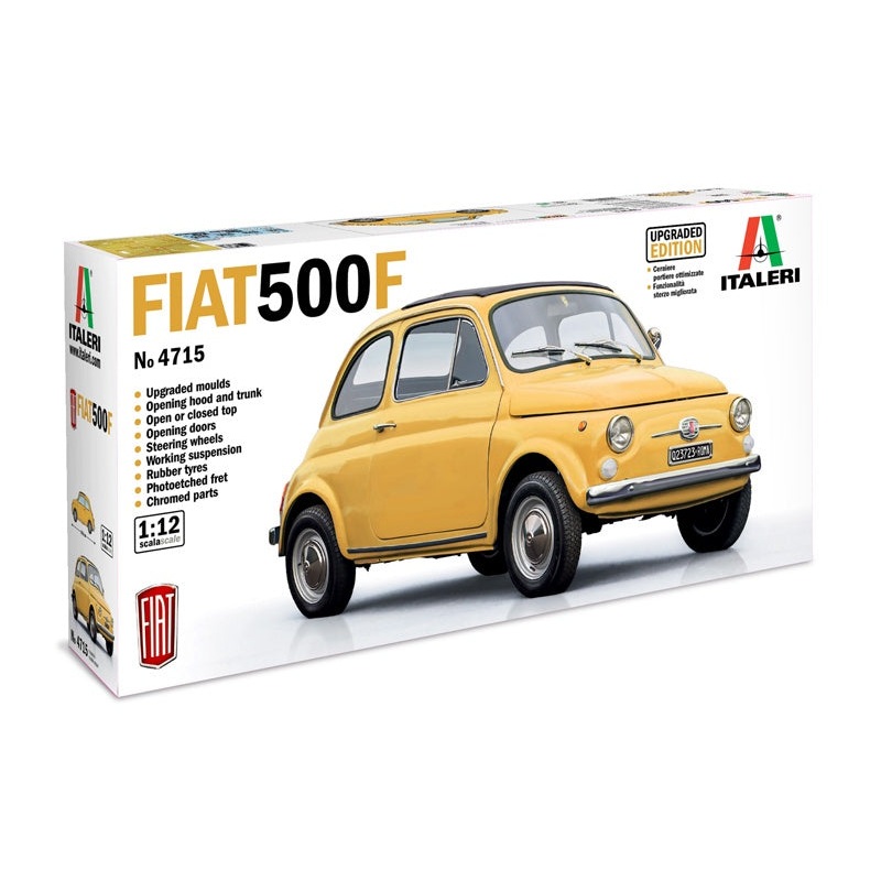 Italeri - 1/12 Fiat 500F 1968 (Upgraded Edition)