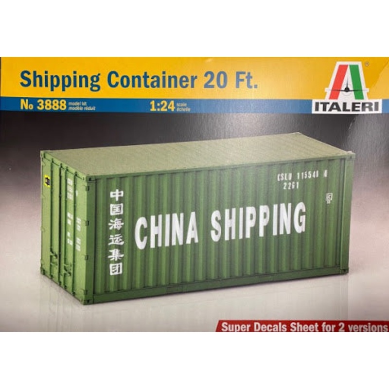 Italeri - 1/24 20ft Shipping Container