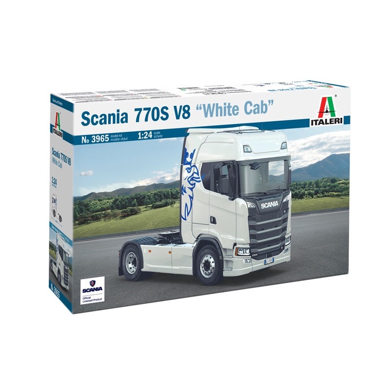 Italeri - 1/24 Scania 770S V8 White Cab
