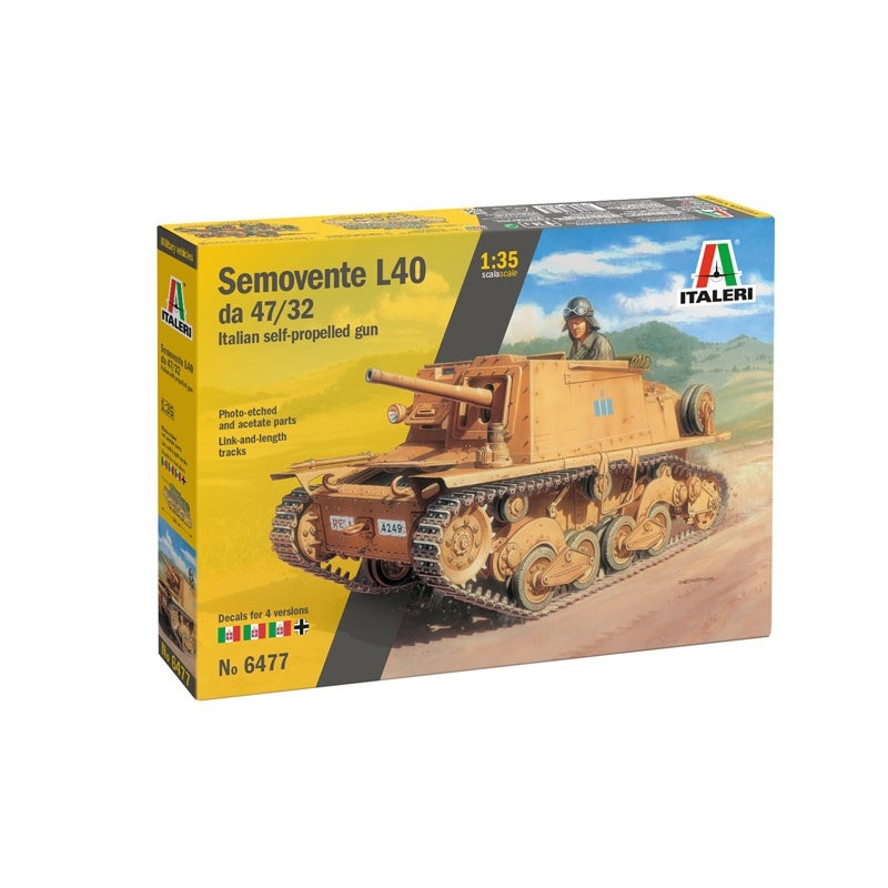 Italeri - 1/35 Semovente L40 da 47/32 Italian SP Gun