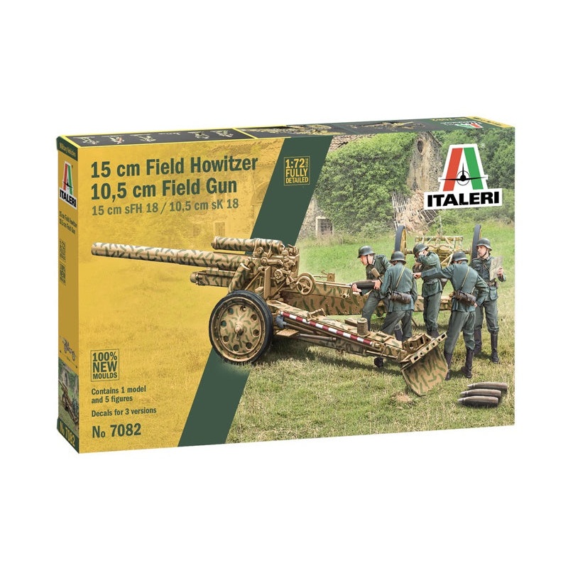 Italeri - 1/72 15cm Field Howitzer / 10,5cm Field Gun