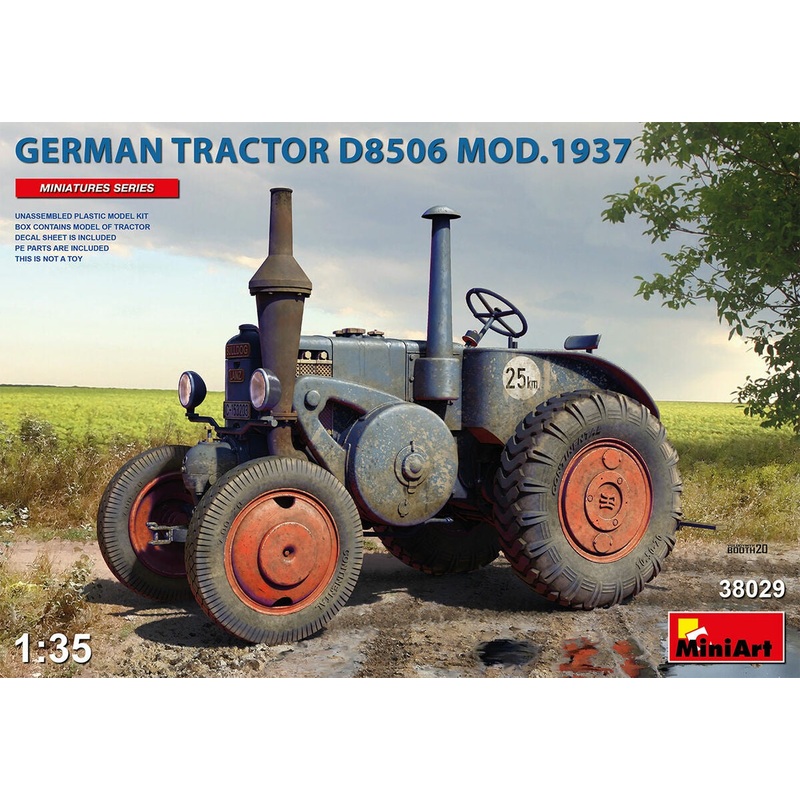 Miniart - 1/35 38029 German Tractor D8506 Mod.1937